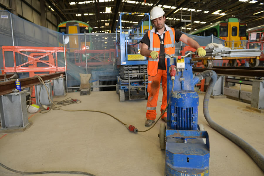 Preparing a concrete Floor