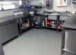 Commercial kitchen floor