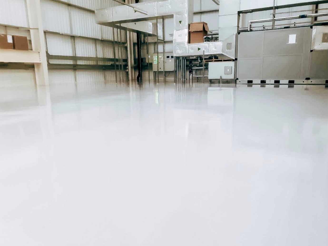 Epoxy resin Floor using Virtus Strongcoat at Jaguar Land Rover Manufacturing Plant