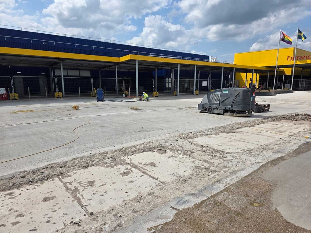 Ikea inustrial floor repair